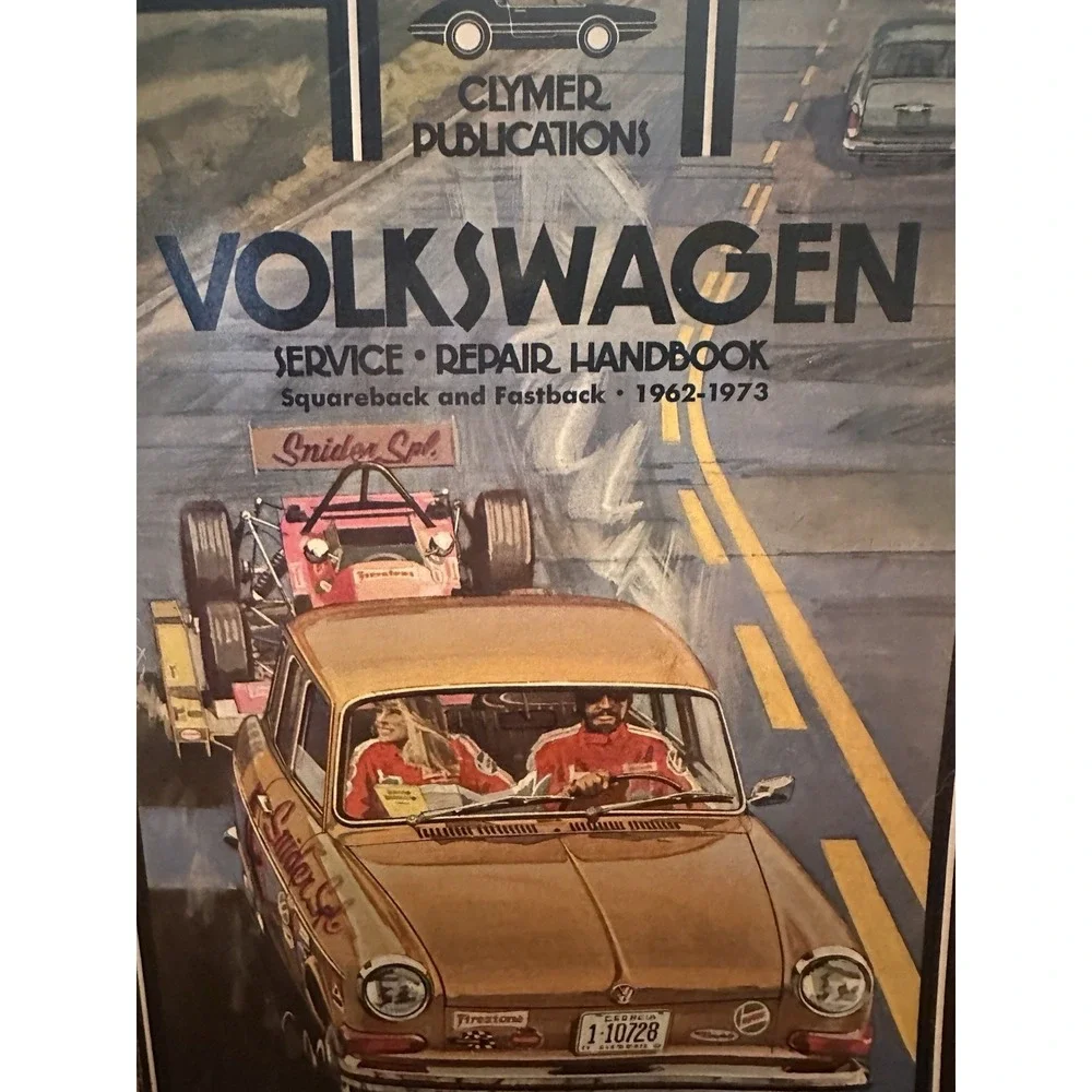 Volkswagen VW Squareback 1962-1973 Repair Service Manual Engine Wiring Diagrams